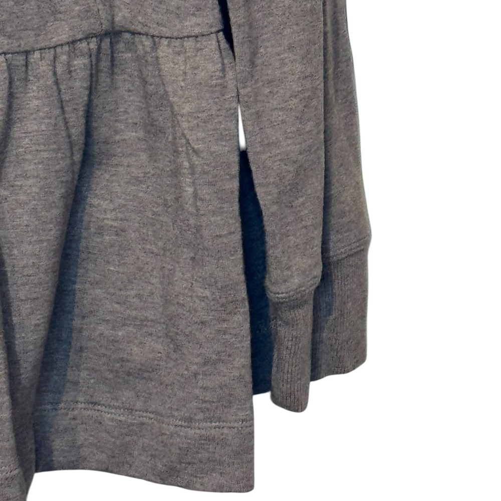 Cabi Women's Jacket Taupe Peplum Zip Mock Neck Snap Front Weekend Topper Medium - Picture 4 of 8